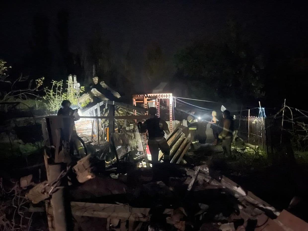 <em>Наслідки російського обстрілу Слов'янська 9 вересня 2025 року. Фото: Facebook/Вадим Лях</em>