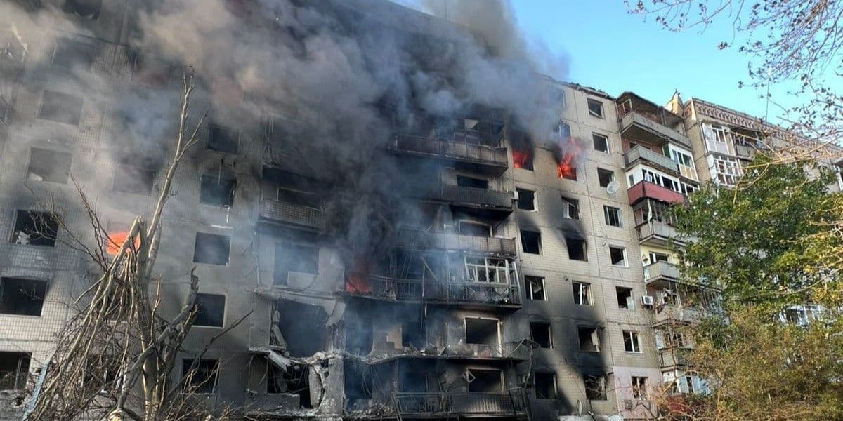 <em>Последствия российского авиаудара по Константиновке 10 сентября 2025г. Фото: Facebook/Сергей Горбунов</em>