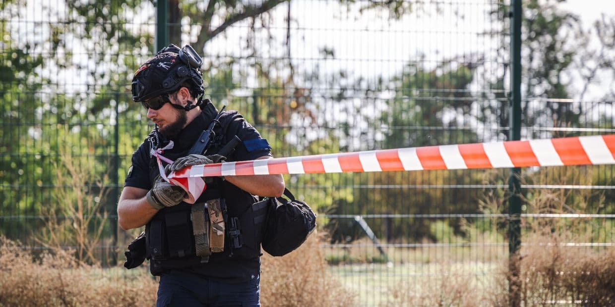 <em>Сапер Служби порятунку. Фото: ДСНС Донеччини</em>