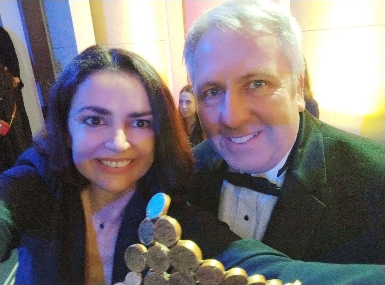 <em>Любовь Якимчук и Тарас Томенко. Фото: Facebook/Любовь Якимчук</em>