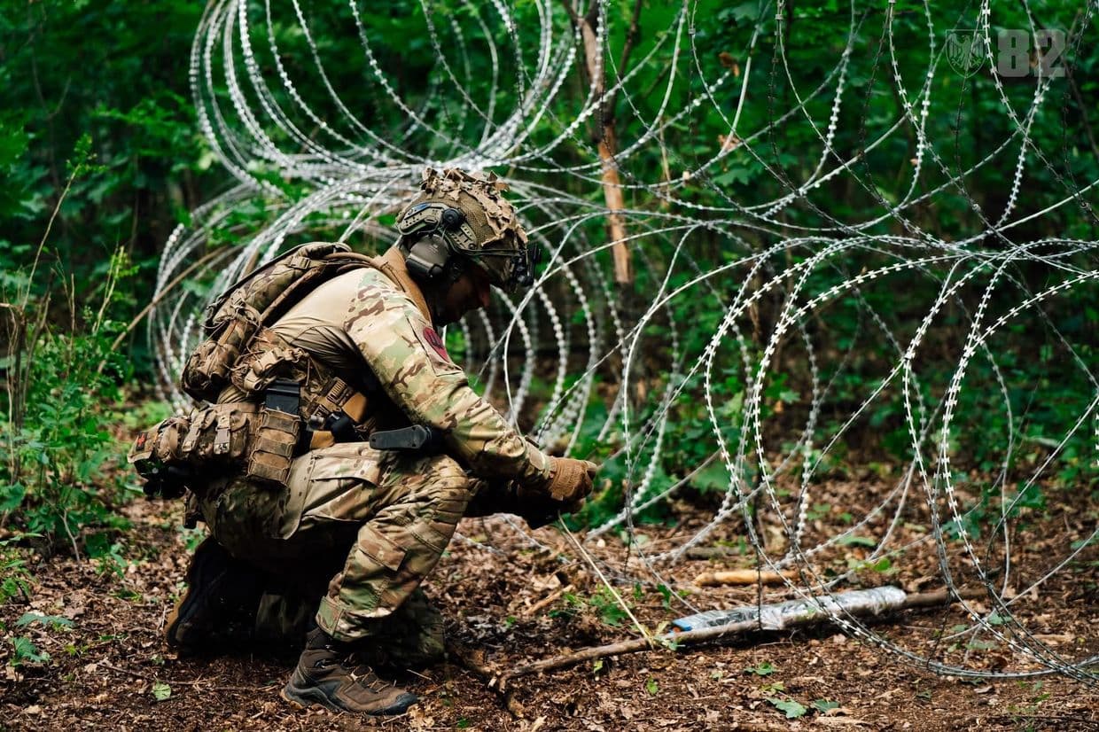 <em>Украинский защитник. Фото: Генштаб ВСУ</em>