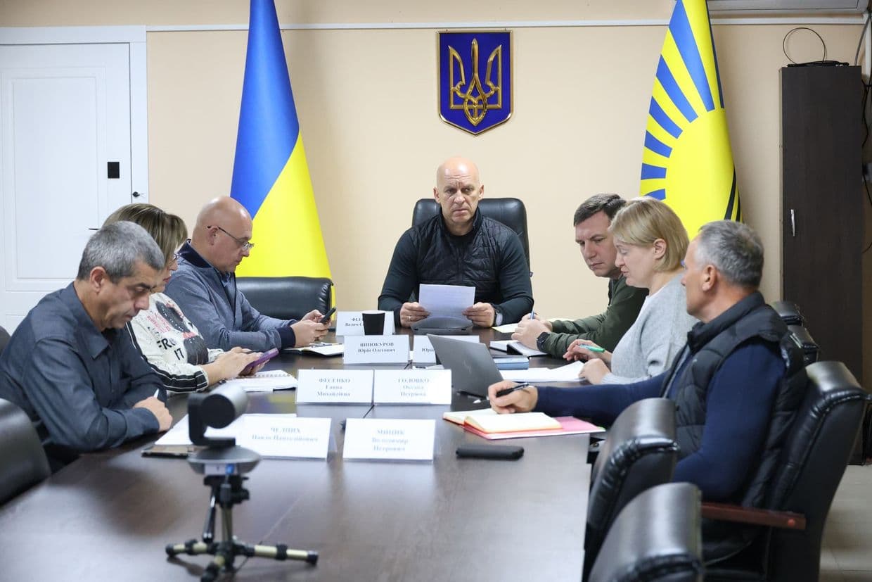 <em>Засідання Регіональної інвестиційної ради при Донецькій ОДА 25... <em>Засідання Регіональної інвестиційної ради при Донецькій ОДА 25 вересня 2025 року. Фото: Facebook/Вадим Філашкін</em>