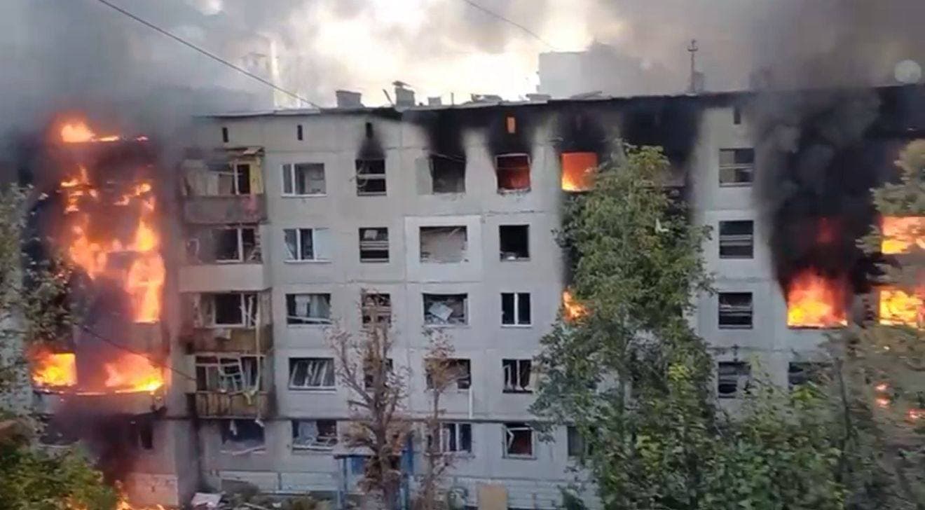 <em>Наслідки обстрілів на Донеччині.Фото: Донецька ОВА</em>