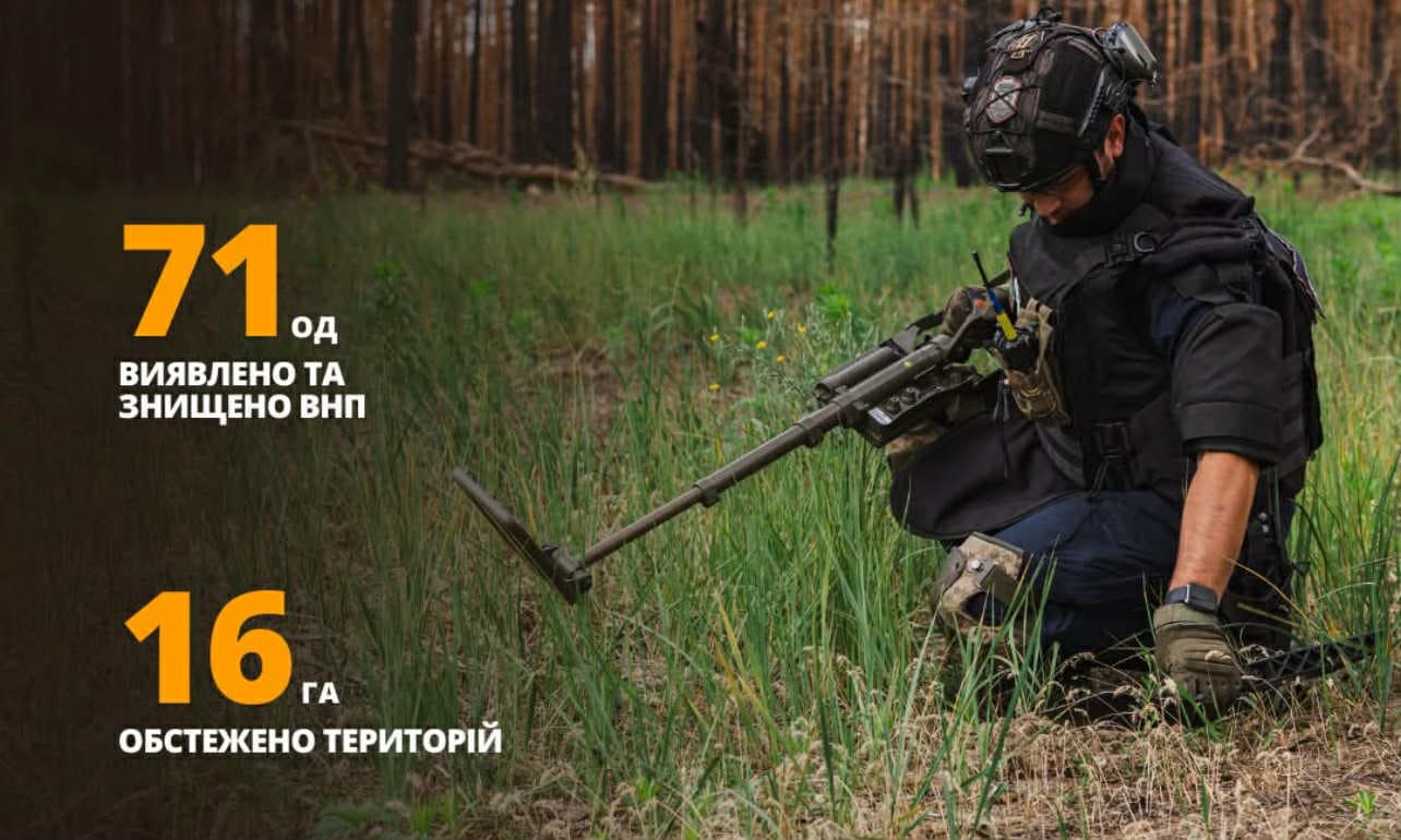 Д<em>СНС. На Донеччині за тиждень піротехніки виявили та знищили 71 вибухонебезпечний предмет</em>