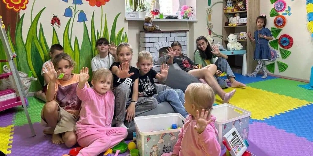 <em>Діти у центрі "ЯМаріуполь. Полтава", 27 серпня 2025 року. Фото надала Д. Кулішенко</em>