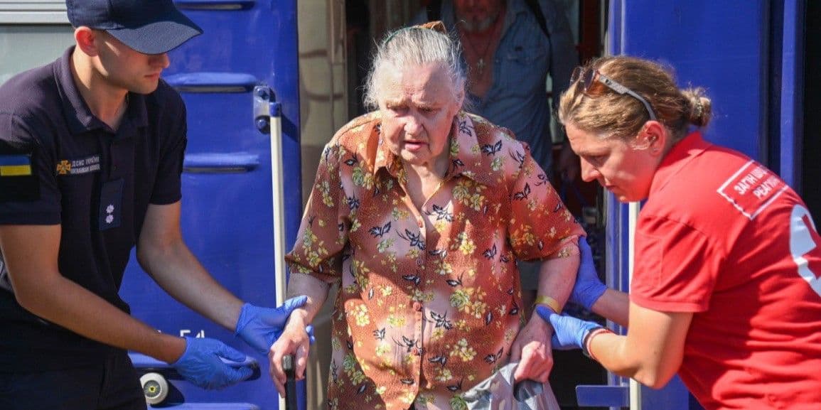 На Ровенщину приехал поезд с 15 эвакуированными жителями Донетчины (фото)