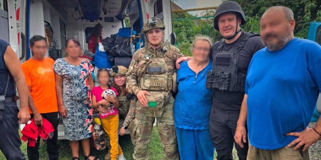 <em>Евакуація з Ярової на Донеччині 9 вересня 2025 року. Фото: МВС України</em>