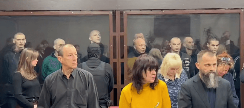 <em>Судилище над "айдарівцями". Фото з відкритих джерел</em>
