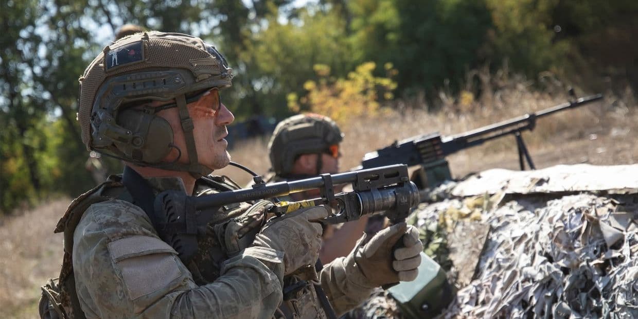 <em>Украинские защитники. Фото: 128 ОГШБр</em>