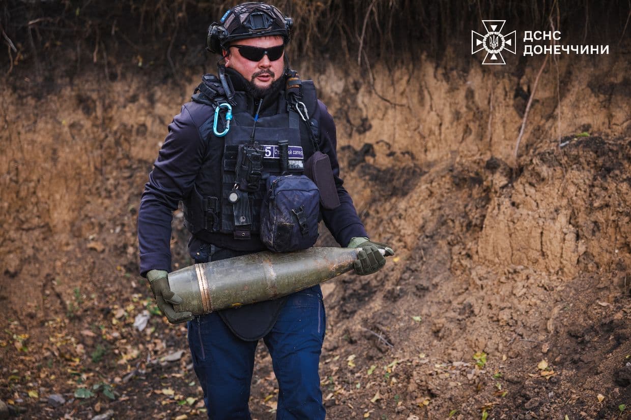 На Донеччині вчора виявили та знищили майже 60 вибухонебез..., фото-2 На Донеччині вчора виявили та знищили майже 60 вибухонебезпечних предметів , фото-2