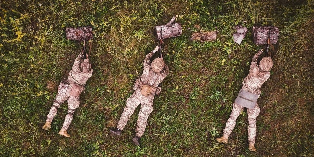 <em>Українські захисники. Фото комунікаційного підрозділу 158-ї окремої механізованої бригади</em>