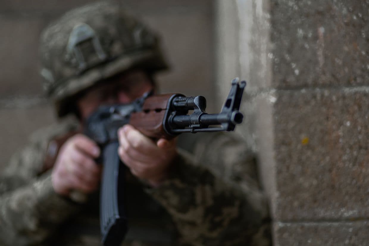 <em>Украинский защитник. Фото: Генеральный штаб ВСУ</em>