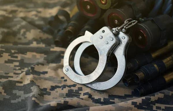 <em>На фронти Донеччини загарбники кидають в'язнів з московських тюрем. Фото, іллюстративне, <a href="https://depositphotos.com/ua/portfolio-6125608.html?content=photo"><strong>Автор<strong>Mehaniq</strong></strong></a><strong>, </strong>depositphotos.com.ua. Військові, наручники, </em>