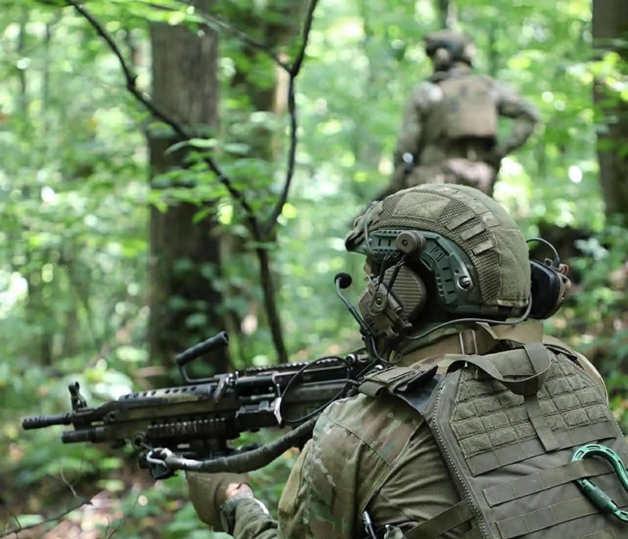 <em>ВСУ, военные, лес. Фото: 114 центр ССО</em>