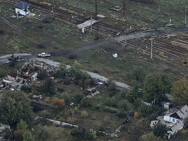<em>Покровськ, 7 жовтня 2025 року. Фото: Kostiantyn Liberov/Libkos/Getty Images</em>