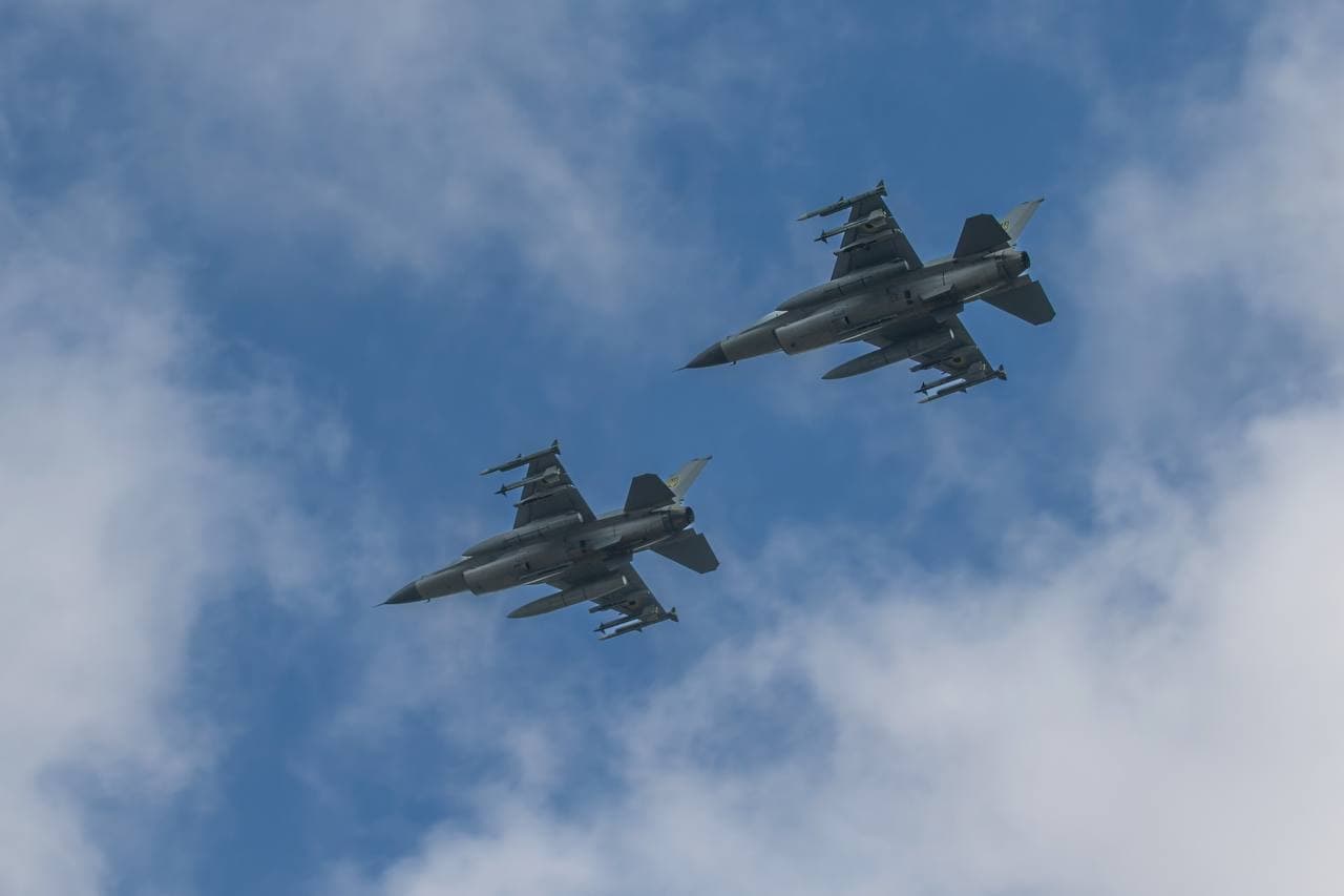 <em>Украинские самолеты. Фото: Telegram/Владимир Зеленский</em>