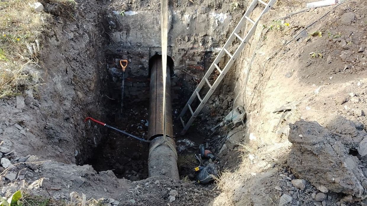 <em>Водопровод на оккупированной Луганщине. Фото из открытых источников</em>