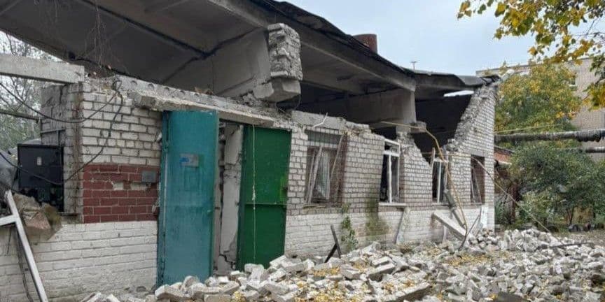 <em>Наслідки російського удару по Слов'янську 9 жовтня 2025 року. Фото: Facebook/Вадим Лях</em>