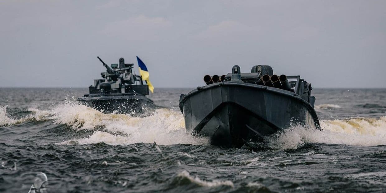 <em>Нове покоління морських дронів Sea Baby. Фото: СБУ</em>