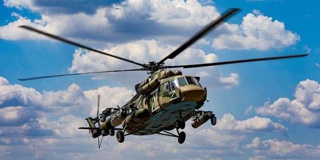<em>Гелікоптер російської окупаційної армії. Фото з відкритих джерел</em>