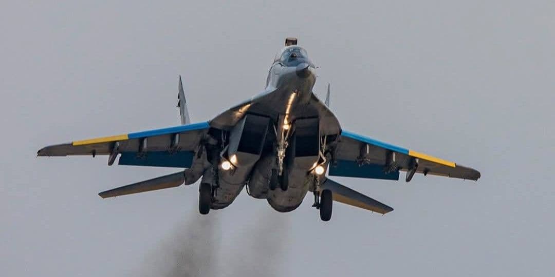 <em>Фронтовий винищувач МіГ-29. Фото: 114-та бригада тактичної авіації</em>