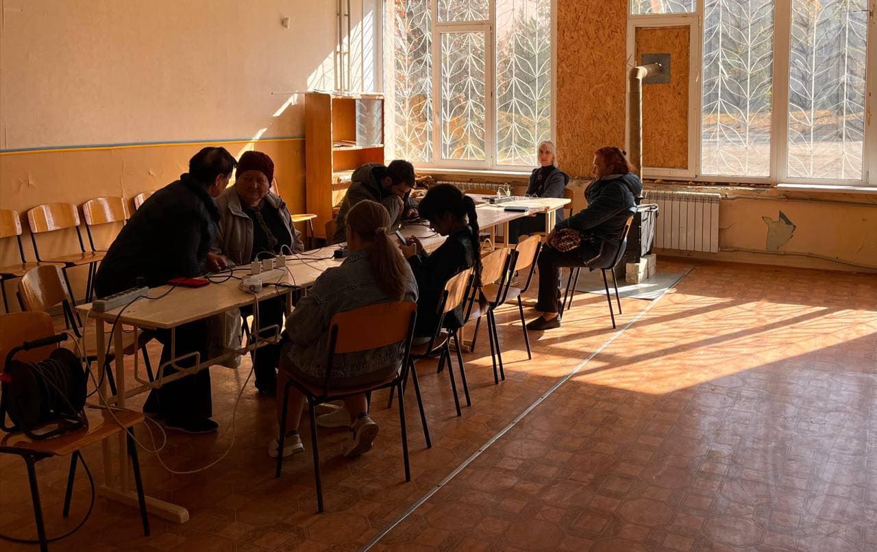 <em>У Краматорську працюють пункти незламності. Фото: МВА</em>