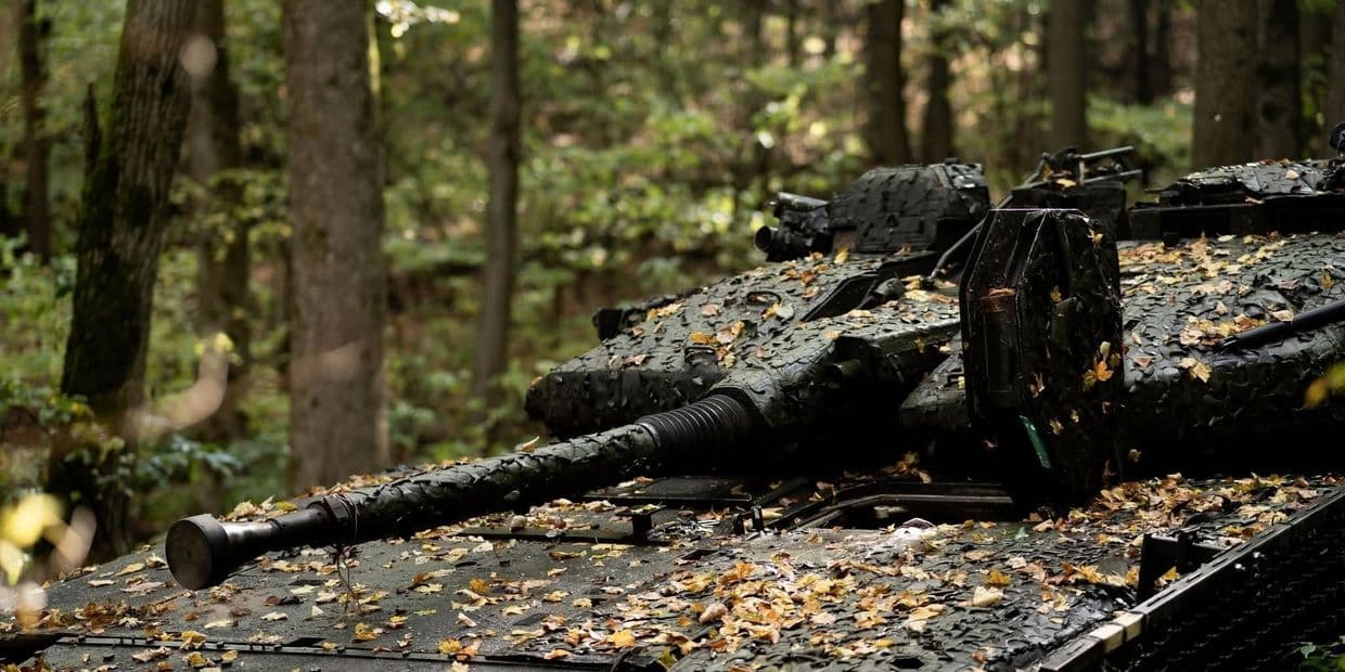 <em>Украинская броня. Фото: Александр Бондарь/21 ОМБр</em>