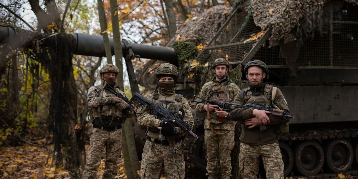 <em>САУ Paladin. Фото: Відділення комунікацій 82-ї окремої десантно-штурмової Буковинської бригади</em>