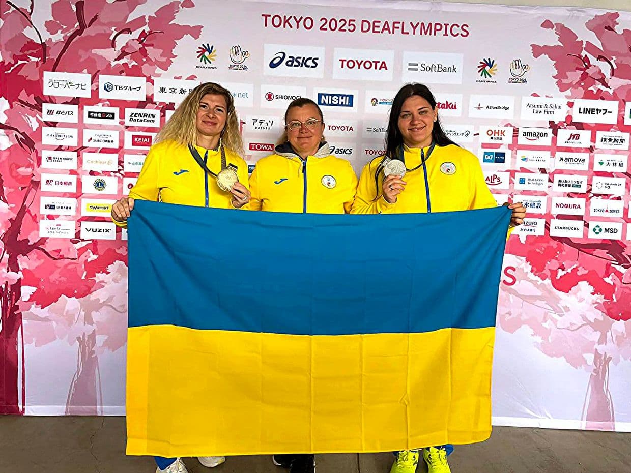 Легкоатлетки з Донеччини здобули "золото" та "срібло" на Дефлімпійських іграх у Токіо (фото)