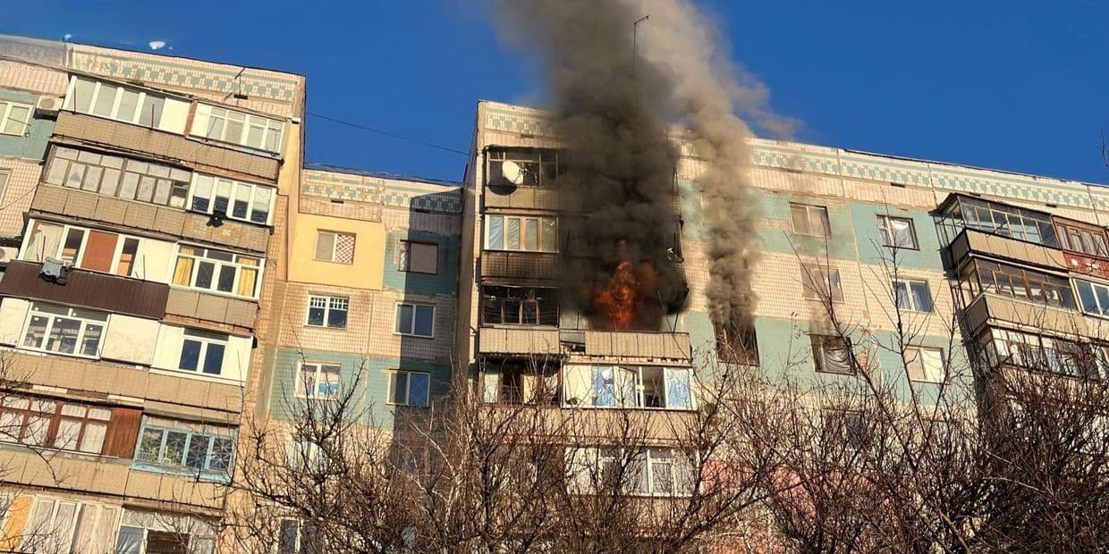 <em>Наслідки російської дронової атаки на Краматорськ 25 листопада 2025 року. Фото: ДСНС Донеччини</em>