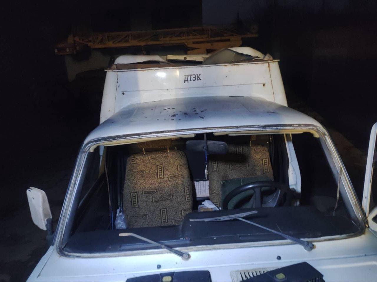 Вражеский дрон атаковал бригаду ДТЭК Донецкие электросети