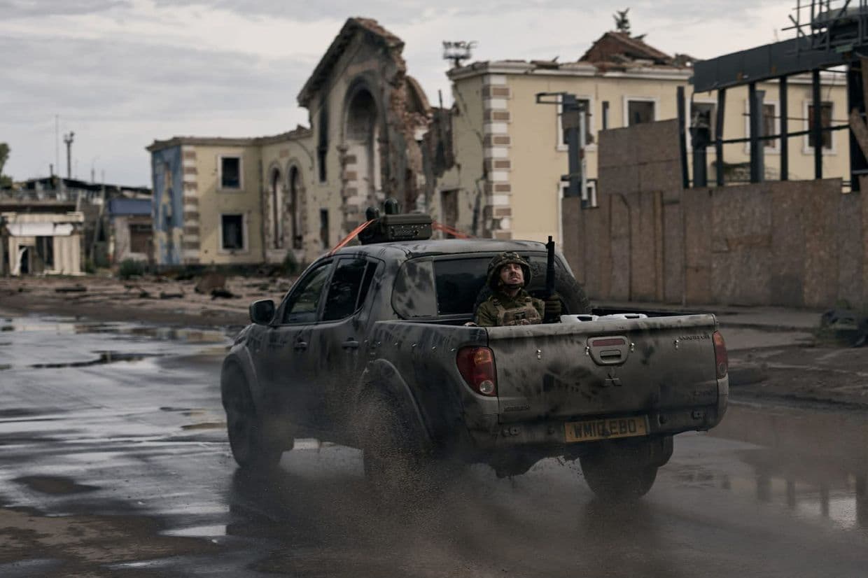 <em>Военный в Константиновке, ВСУ, война, фронт. Фото: Константин Либеров</em>