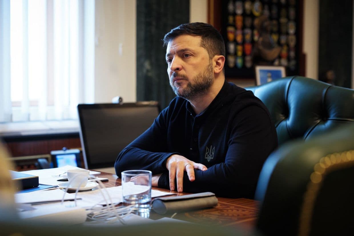 <em>Володимир Зеленський. Фото: Офіційний телеграм-канал Президента України</em>