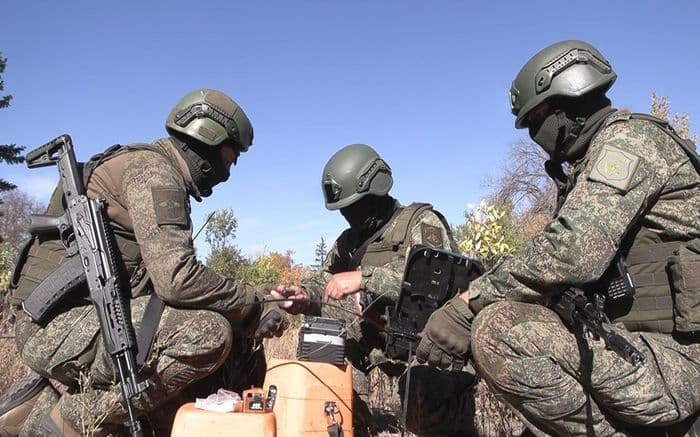 <em>Бойцы российской оккупационной армии. Фото из открытых источников</em>