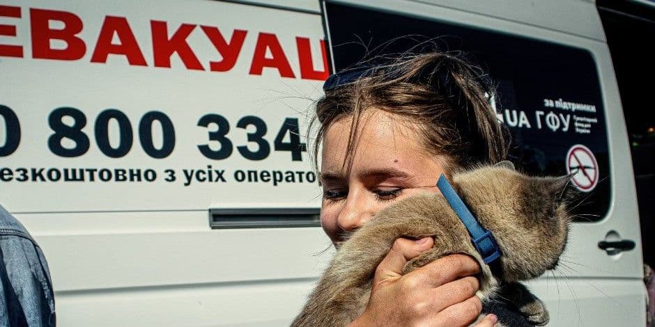 <em>Евакуація. Фото: Янголи спасіння</em>