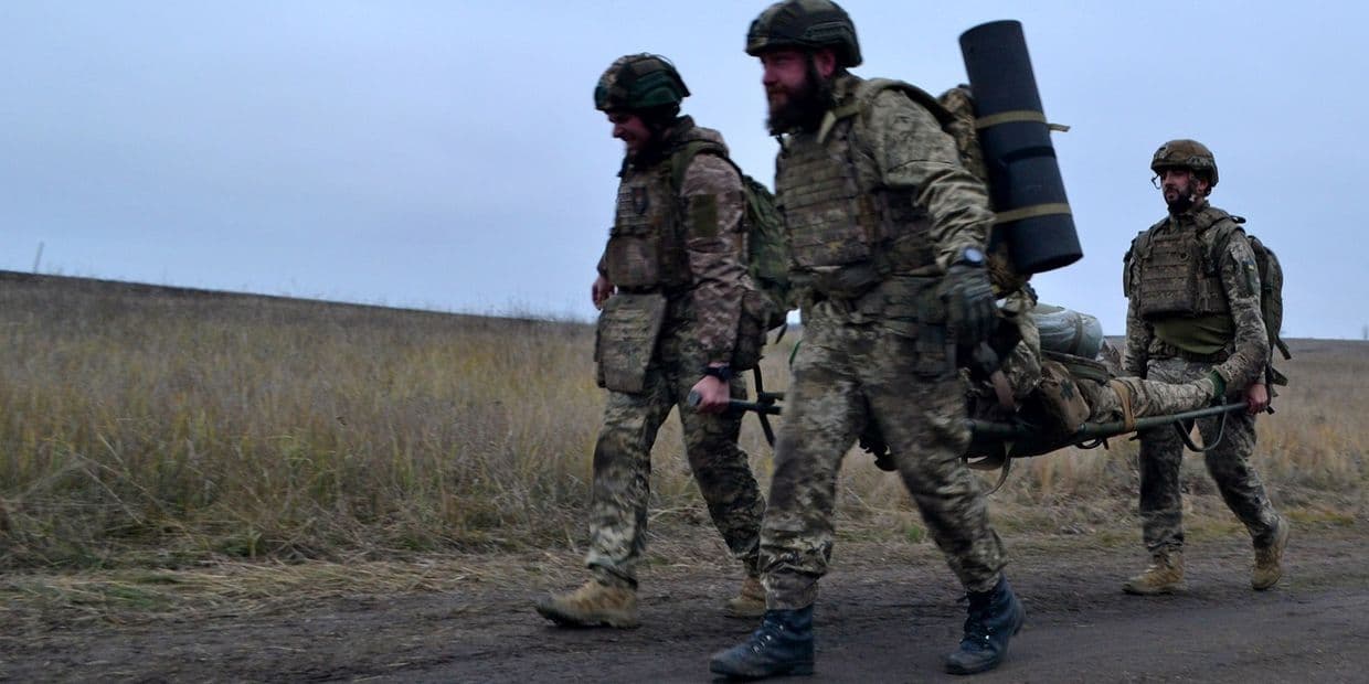 <em>Українські захисники. Фото: 156 ОМБр</em>