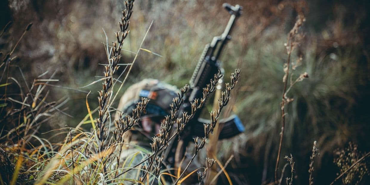 <em>Украинский защитник. Фото: 104-я бригада терробороны ВСУ "Горынь"</em>