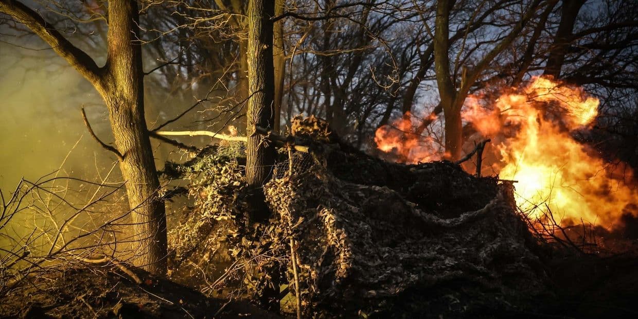 Стріляє САУ 2С3 "Акація". Фото: 24 ОМБр