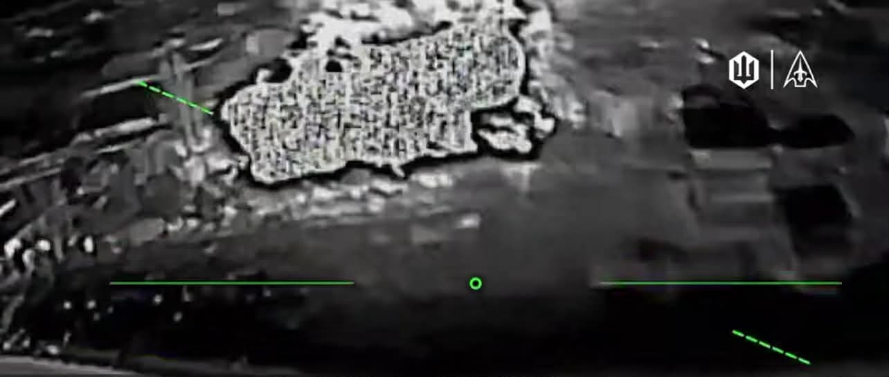 <em>Сил безпілотних систем ЗСУ ліквідували понад 120 російських спецпризначенців. Скріншот з відео ліквідації</em>