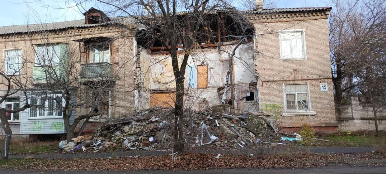 Дом в оккупированном Северскодонецке, ноябрь 2025 года. Фото иллюстративное, из открытых источников