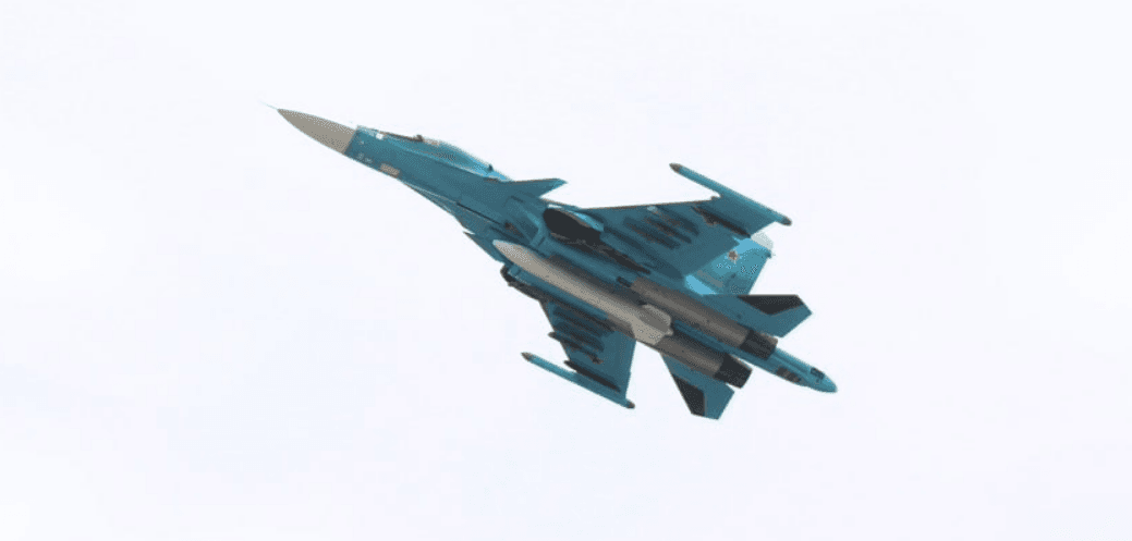 Російський винищувач-бомбардувальник Су-34. Фото з відкритих джерел