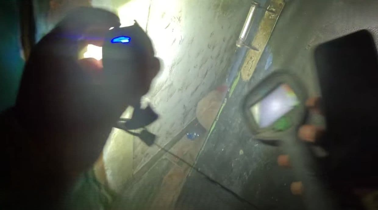 В Славянске огнеборцы спасли человека во время пожара в многоэтажке (видео)