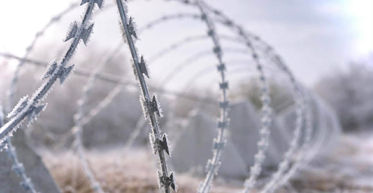 <em>Фото: 23 инженерно-позиционный полк. Заграждение. </em>