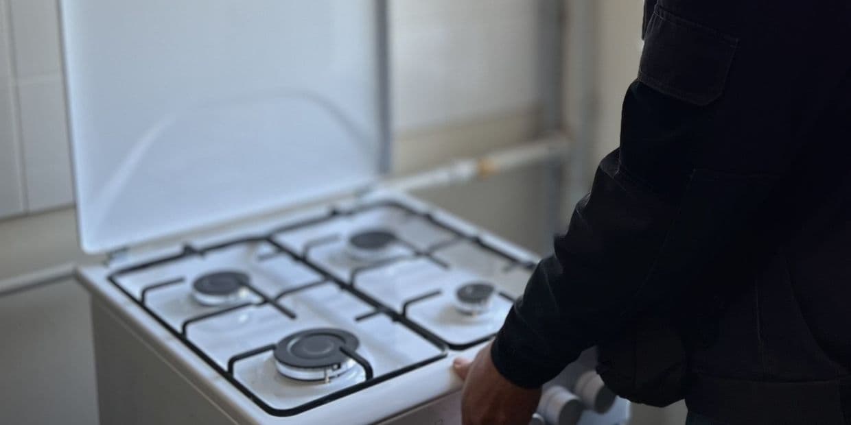 Газовая плита. Фото: Донецкоблгаз