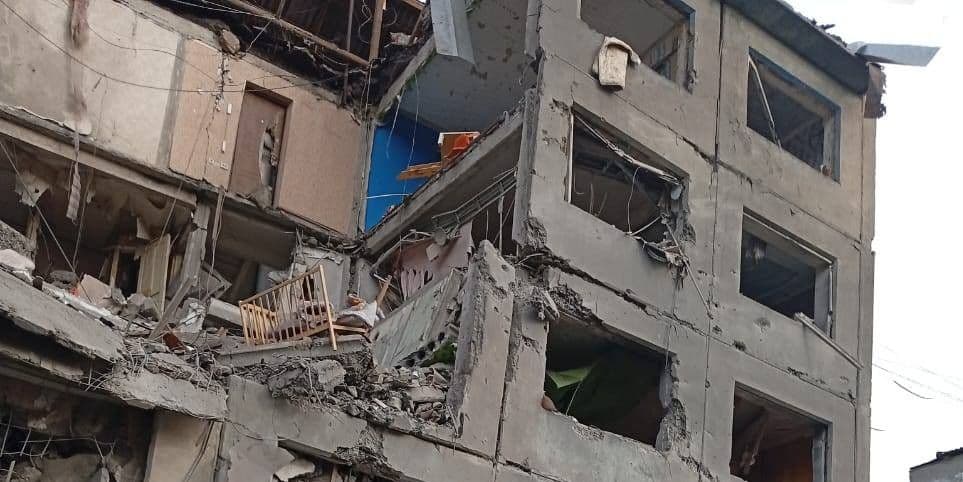 Последствия российского обстрела Донетчины 4 ноября 2025 года. Фото: Facebook/Вадим Филашкин