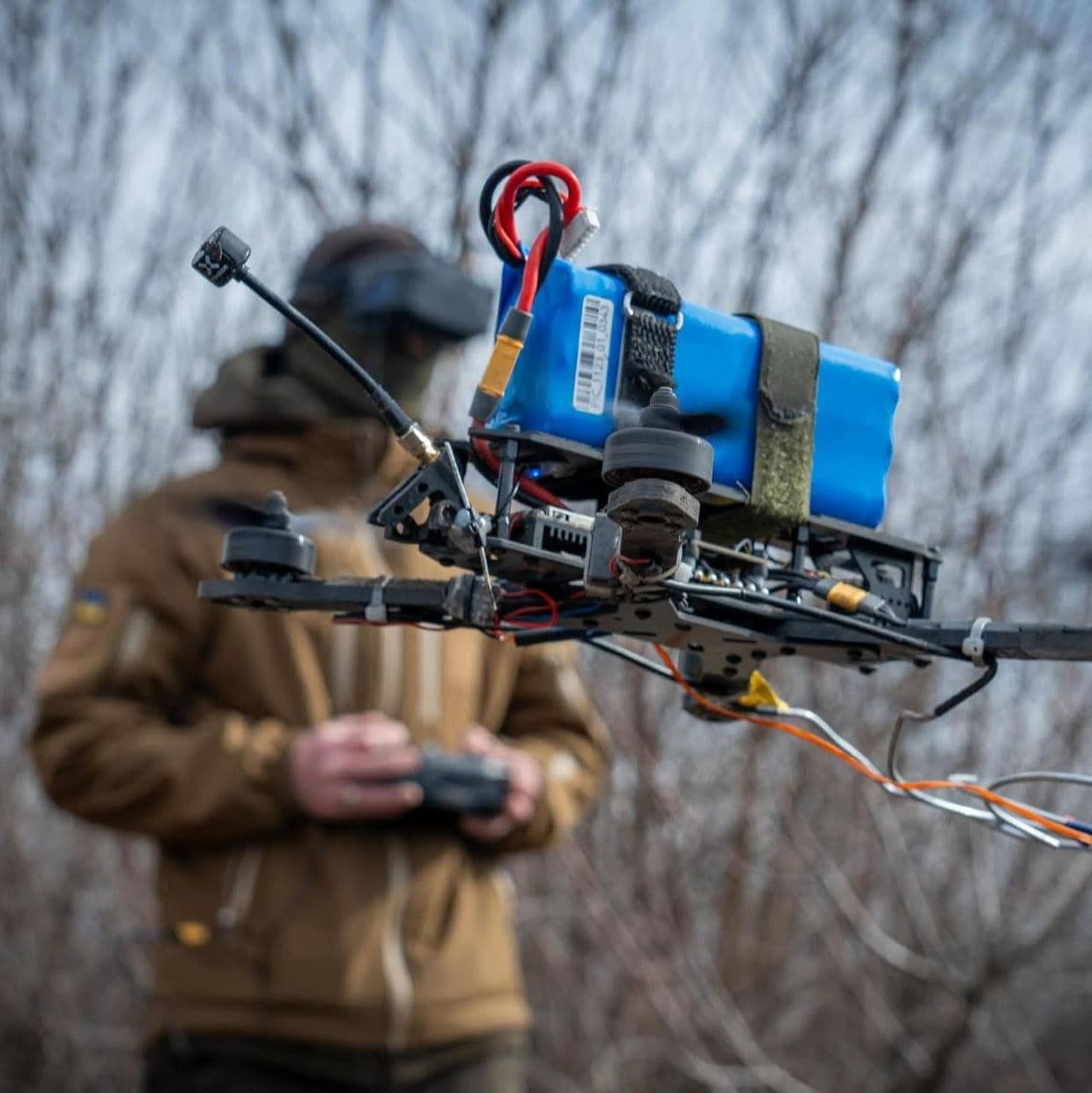 Український захисник із дроном. Фото: Генштаб ЗСУ