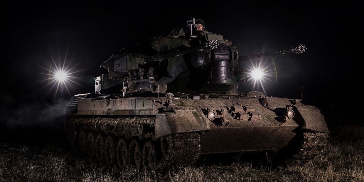 Зенитная самоходная артиллерийская установка Gepard. Фото: 208-я зенитная ракетная Херсонская бригада