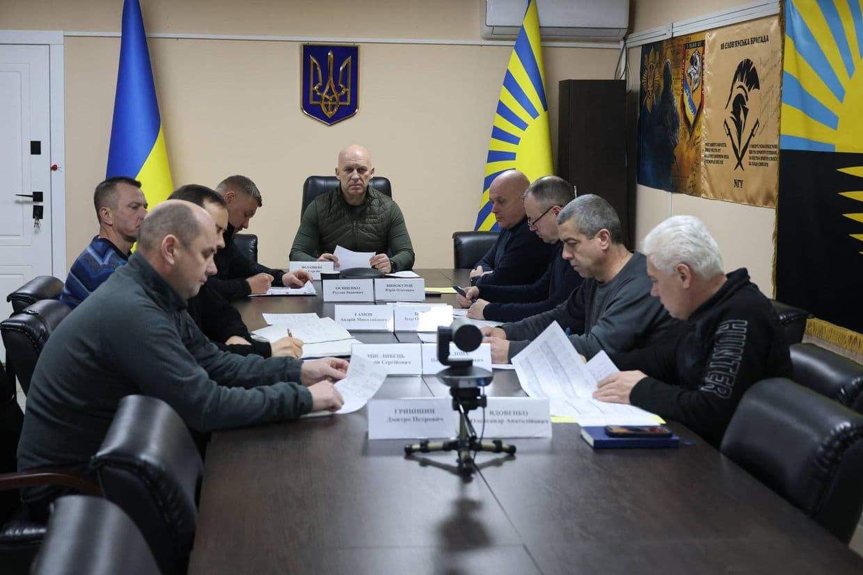 Рада оборони Донеччини, 2 січня 2026 року. Фото: Facebook/Вадим Філашкін