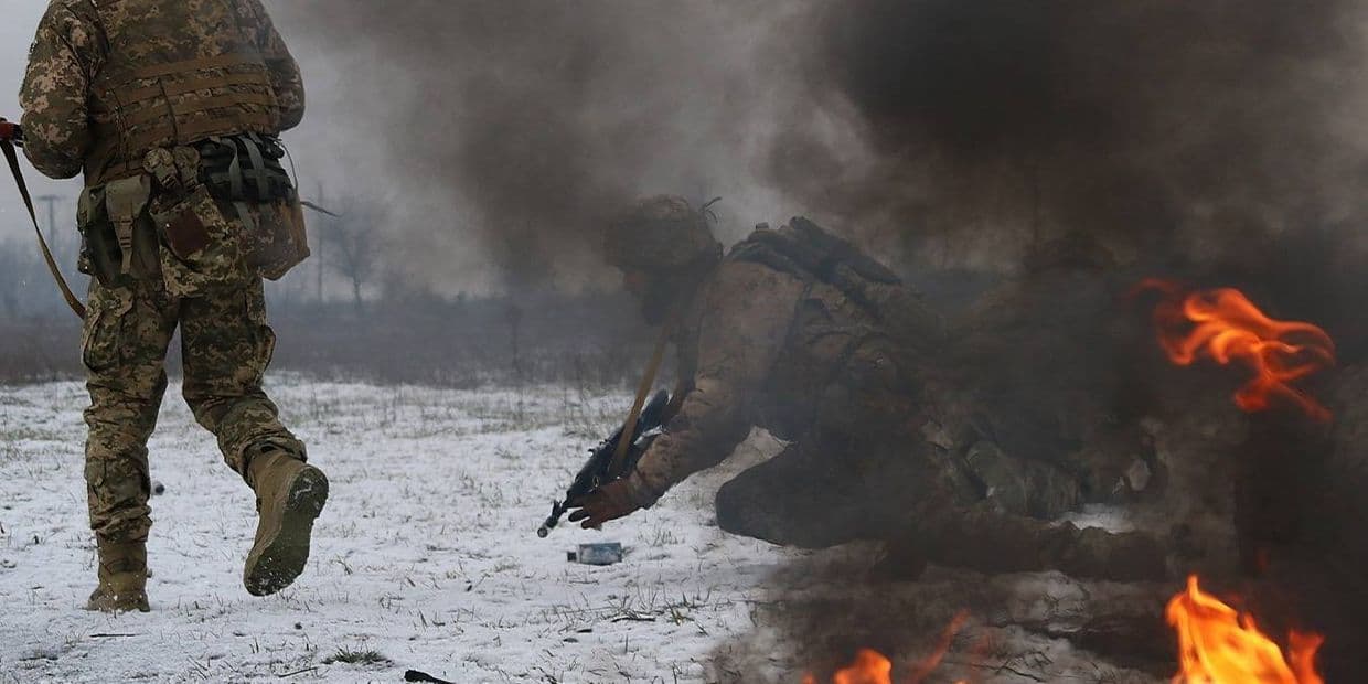 Українські захисники. Фото: ОК "Південь"