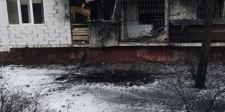 Последствия российского дронового удара по Краматорску 3 января 2026 года. Фото: Facebook/Александр Гончаренко